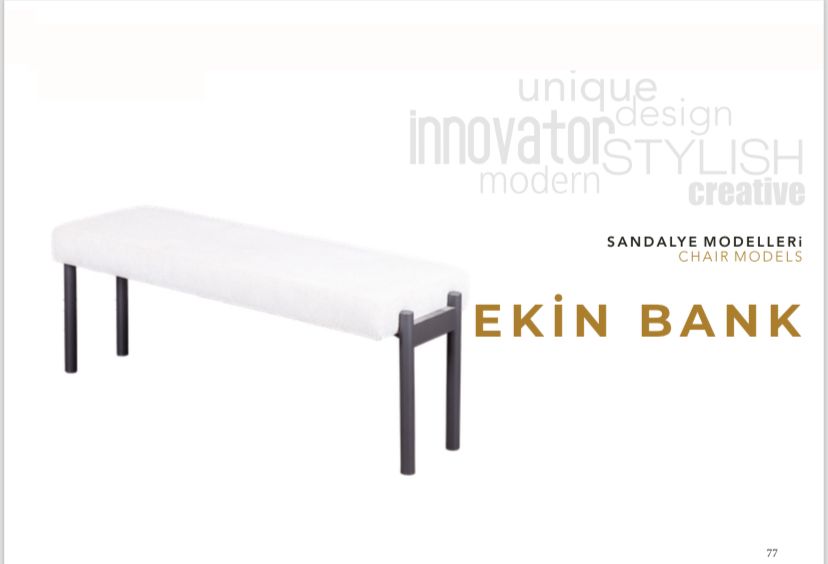 Bench and Pouffe